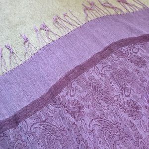 Purple Patterned Scarf (Pashmina)